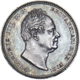 1831 Plain Edge Proof Shilling - William IV British Silver Coin - Superb