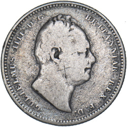 1837 Shilling - William IV British Silver Coin