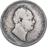1837 Shilling - William IV British Silver Coin