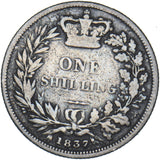 1837 Shilling - William IV British Silver Coin