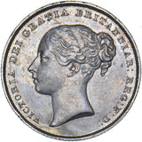 1839 Shilling - Victoria British Silver Coin - Very Nice