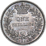 1839 Shilling - Victoria British Silver Coin - Very Nice