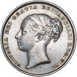 1840 Shilling - Victoria British Silver Coin - Nice