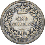 1840 Shilling - Victoria British Silver Coin