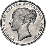 1842 Shilling - Victoria British Silver Coin - Nice