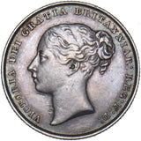 1844 Shilling - Victoria British Silver Coin - Nice