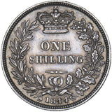 1844 Shilling - Victoria British Silver Coin - Nice