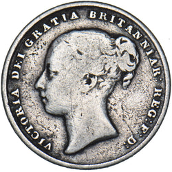 1845 Shilling - Victoria British Silver Coin
