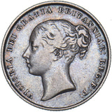 1846 Shilling - Victoria British Silver Coin - Nice