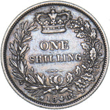1846 Shilling - Victoria British Silver Coin - Nice