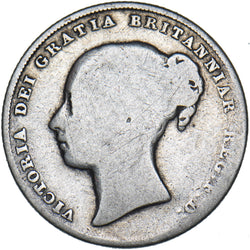 1848 Shilling - Victoria British Silver Coin