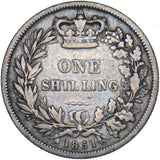 1851 Shilling - Victoria British Silver Coin