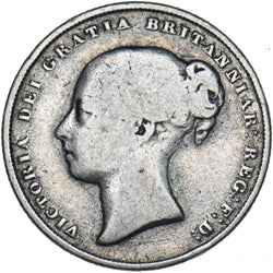 1851 Shilling - Victoria British Silver Coin