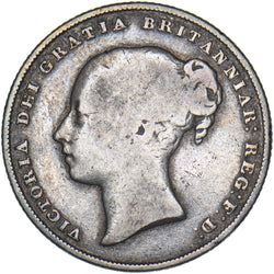 1852 Shilling - Victoria British Silver Coin