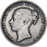 1853 Shilling - Victoria British Silver Coin