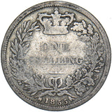 1855 Shilling - Victoria British Silver Coin