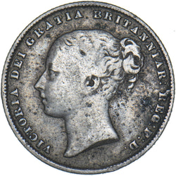 1859 Shilling - Victoria British Silver Coin