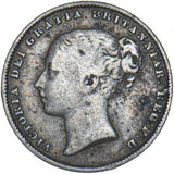 1859 Shilling - Victoria British Silver Coin