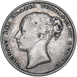 1860 Shilling - Victoria British Silver Coin