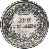 1860 Shilling - Victoria British Silver Coin