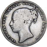 1862 Shilling - Victoria British Silver Coin