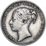 1863 Shilling - Victoria British Silver Coin - Nice