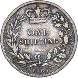 1865 Shilling (Die no. 38) - Victoria British Silver Coin