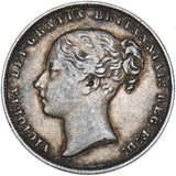 1865 Shilling (Die no. 107) - Victoria British Silver Coin - Nice