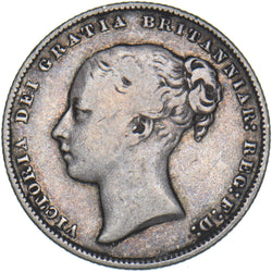 1867 Shilling (Die no. 26) - Victoria British Silver Coin