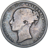 1869 Shilling (Die no. 4) - Victoria British Silver Coin