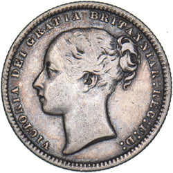 1871 Shilling (Die no. 23) - Victoria British Silver Coin