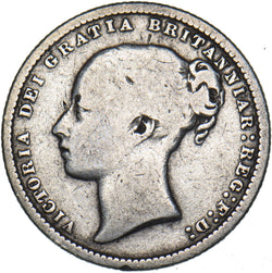 1872 Shilling (Die no. 36) - Victoria British Silver Coin