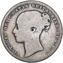 1876 Shilling (Die no. 20) - Victoria British Silver Coin