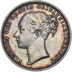 1877 Shilling (Die no. 34) - Victoria British Silver Coin - Nice