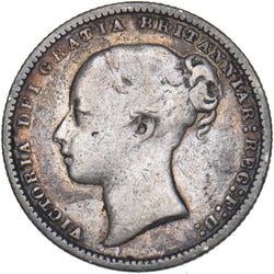 1877 Shilling (Die no. 49) - Victoria British Silver Coin