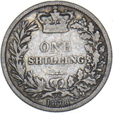 1878 Shilling (Die no. 65) - Victoria British Silver Coin