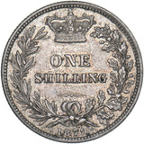 1879 Shilling - Victoria British Silver Coin - Nice