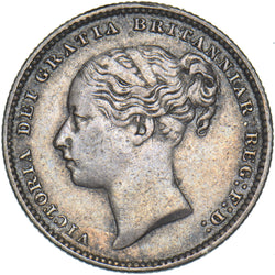 1884 Shilling - Victoria British Silver Coin - Nice