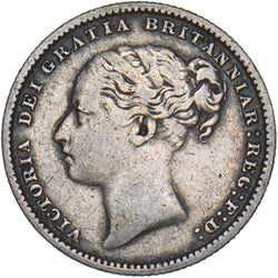 1885 Shilling - Victoria British Silver Coin