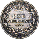 1885 Shilling - Victoria British Silver Coin