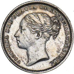 1886 Shilling - Victoria British Silver Coin - Very Nice