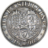 1896 Shilling - Victoria British Silver Coin
