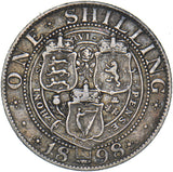 1898 Shilling - Victoria British Silver Coin