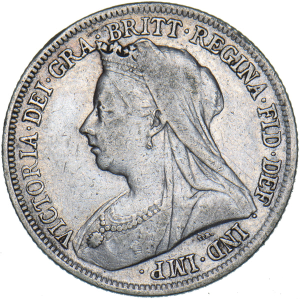 1899 Shilling - Victoria British Silver Coin