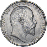 1902 Shilling (Matt Proof ) - Edward VII British Silver Coin - Very Nice
