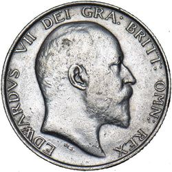 1902 Shilling - Edward VII British Silver Coin