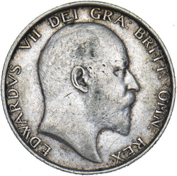 1903 Shilling - Edward VII British Silver Coin - Nice