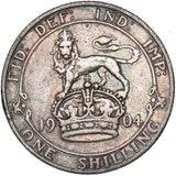 1904 Shilling - Edward VII British Silver Coin