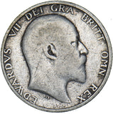 1905 Shilling - Edward VII British Silver Coin