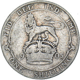 1905 Shilling - Edward VII British Silver Coin